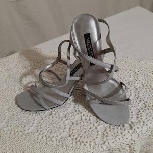 Stappy silver Sandles